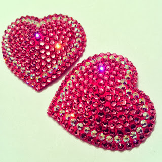 Rhinestone pasties by Flo Foxworthy