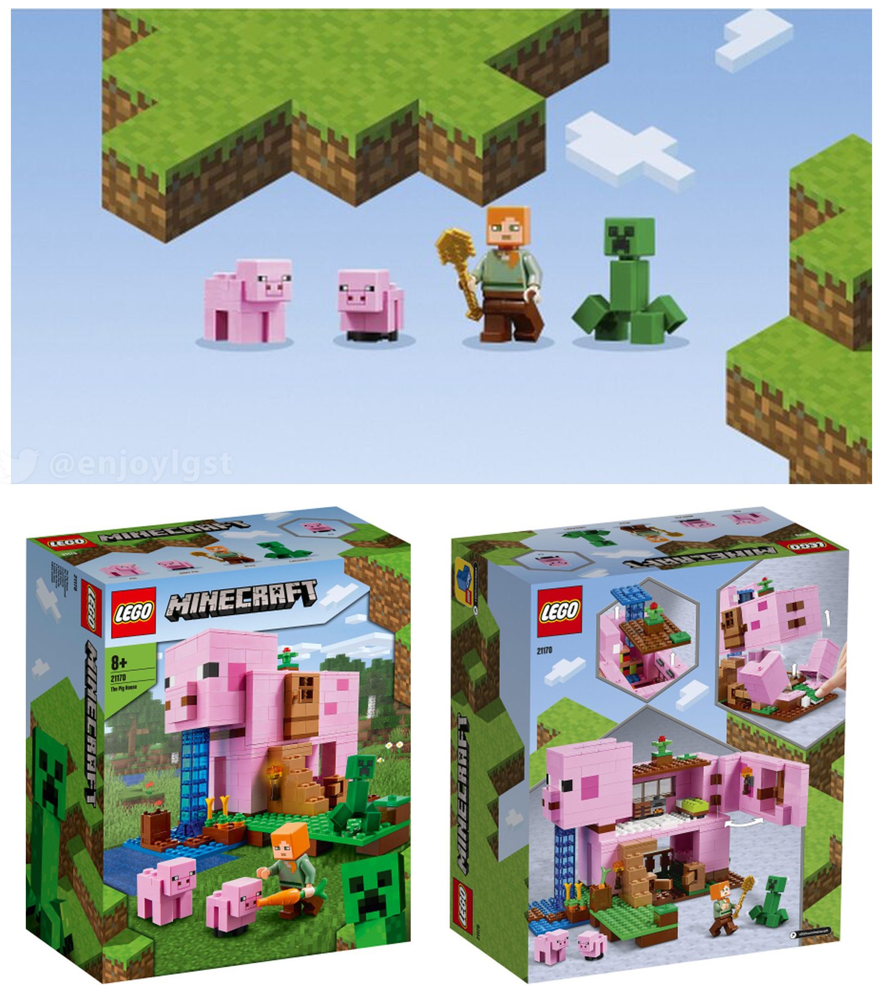 21年レゴ マインクラフト新製品情報 レゴでマイクラ世界を構築して遊ぼう スタッズ レゴの楽しさを伝えるwebメディア 21年レゴ マインクラフト新製品情報 レゴでマイクラ世界を構築して遊ぼう スタッズ レゴの楽しさを伝えるwebメディア