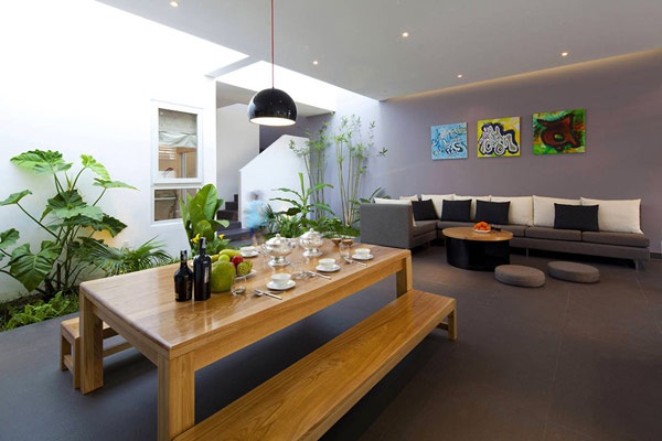 Elegant Home Contemporary Green Concept