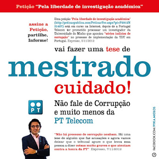 corrupção TDT investigação