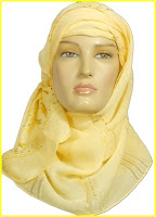 Model jilbab terbaru kuning