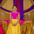 Big Girl in Yellow Benaras Lehenga