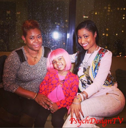 #PinkWigForMiyah! Nicki Minaj Gives 5-Year Old Fan and Cancer Patient Miyah One of Her Famous Pink Wigs! 