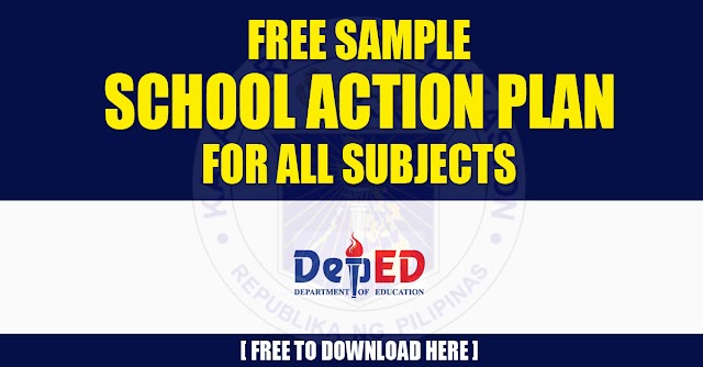 Sample School Action Plan for All Subjects