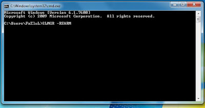 make Windows 7 Genuine using Command Prompt