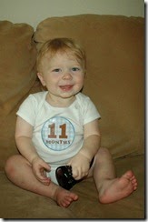 11 Month Sticker