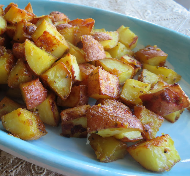 Honey Mustard Roasted Potatoes