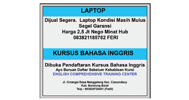 Iklan baris