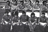 SELECCIÓN DE ITALIA - Temporada 1980-81 - Roberto Pruzzo, Ivano Bordon, Scirea, Francesco Graziani, Carlo Ancelotti y Claudio Gentile; Giuseppe Baresi, Giampiero Marini, Bruno Conti, Antognoni y Pietro Vierchwood - ITALIA 1 (Ancelotti) HOLANDA 1 (Peters) - 06/01/1981 - Copa de Oro de Campeones Mundiales, fase de grupos - Montevideo, Uruguay, estadio Centenario