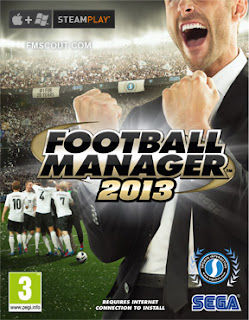 Football Manager 2013 PC DVD Front cover