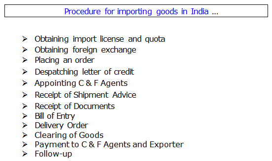 How To Import Goods In India ? Procedure For Importing Goods