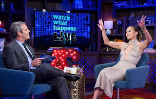 Jennifer Lopez, 46, attended the Watch What Happens Live on Monday, February 29, 2016, wearing a plunging dress with swept up hair and ankle strap heels and she totally knocked our socks off.