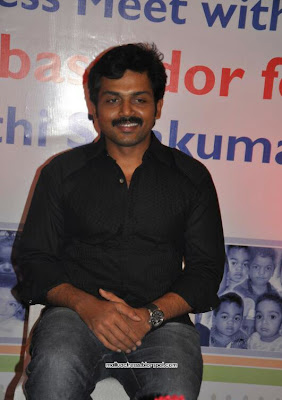 Karthi sivkumar At Cause Ambassador For LSD Press Meet stills