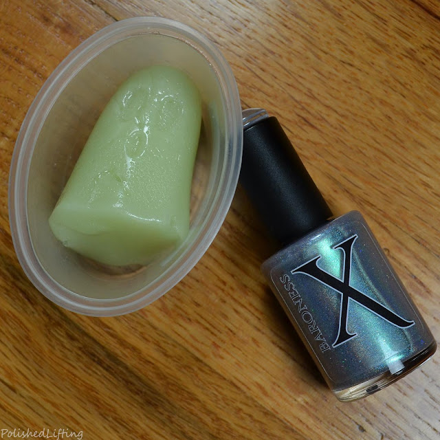 glow in the dark ghost jelly soap and nail polish