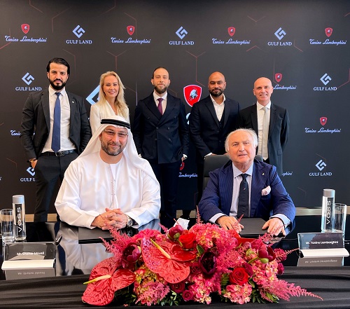 गल्फ़ लैंड प्रॉपर्टी डेवलपर्स ने टोनिनो लेम्बोर्गिनी (Tonino Lamborghini) ग्रुप के साथ पार्टनरशिप में दुबई में नए लक्जरी आवासों की घोषणा की