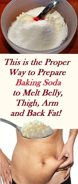 How To Prepare The Baking Soda To Remove Fat From The Belly, Thighs, Arms & Back!!!