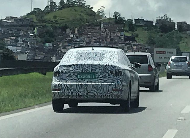 Novo VW Jetta 2019 flagrado em testes em São Paulo - Brasil