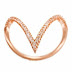 V-Shaped ring designs