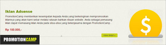 Iklan Adsense PROMOTION CAMP