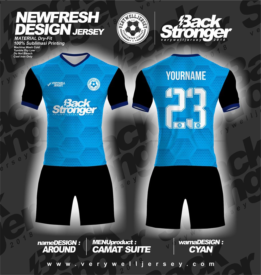 NEW DESIGN BOLA  FUTSAL  AROUND Very Well Jersey Baju  