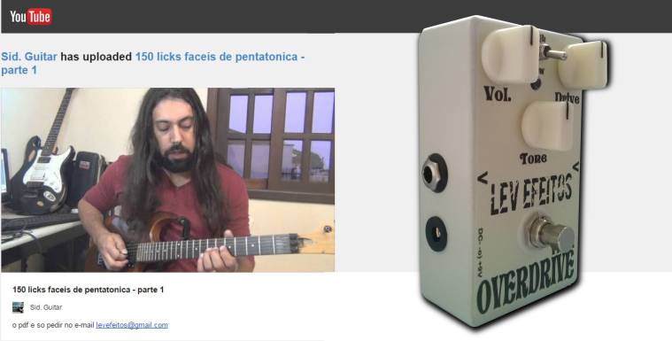 LEV Efeitos - 150 Licks de Guitarra com Sidney Andrade