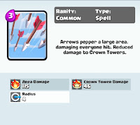 Clash royale arrows card