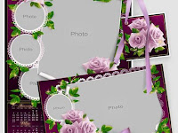 Romantic Calendar - PSD Template