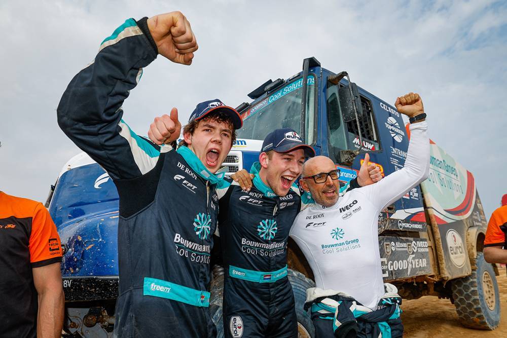 Dakar 2023: En Camiones, Van Kasteren se alzó con la primera victoria dakariana