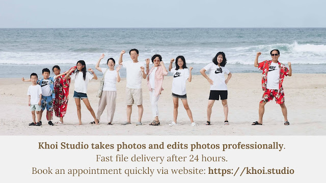 Family photography tour with professional photographer in Da Nang & Hoi An beach