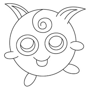 Coloring pages of Jigglypuff