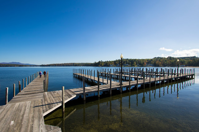 Spiaggia di Weirs beach-Lago Winnipesaukee