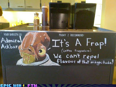 Admiral Ackbar, barista