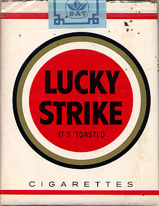 Flyer Goodness: Vintage Lucky Strike Cigarette Packaging