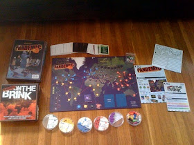 Pandemic and Pandemic on the Brink games setup