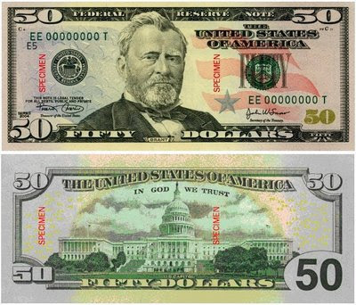20 dollar bill back and front. 20 dollar bill back side.