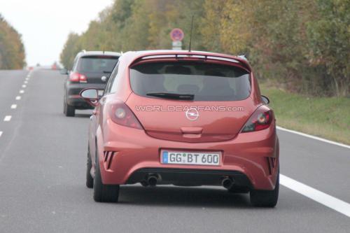 2011 Opel Vauxhall Corsa OPC prepares at N rburgring