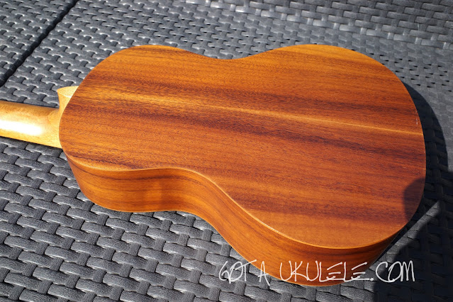 Islander AC-4 Concert Ukulele back