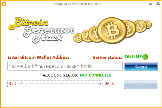 Download New Released Bitcoin Generator Tool V1 0 Of 2018 100 - 