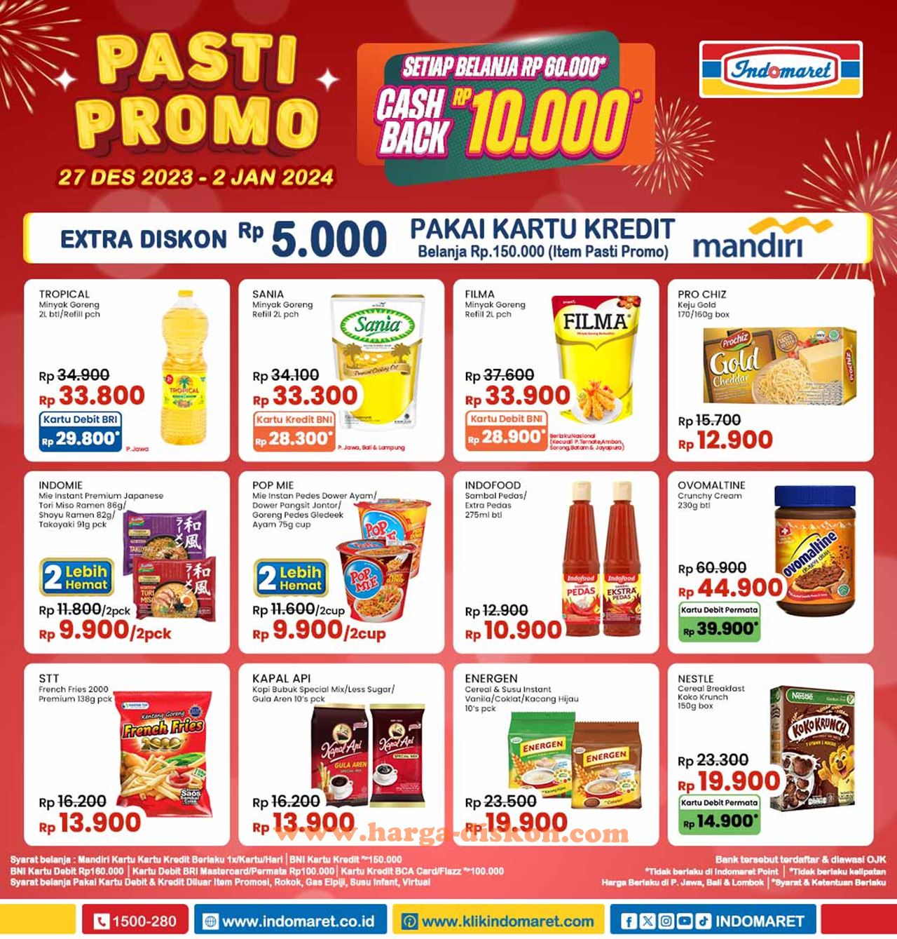 Promo INDOMARET Pasti Promo 27 Desember 2023 - 2 Januari 2024