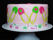 Girl Baby Shower Cake {Omaha Baby Shower Cakes} (girl baby shower ooga booga cake)