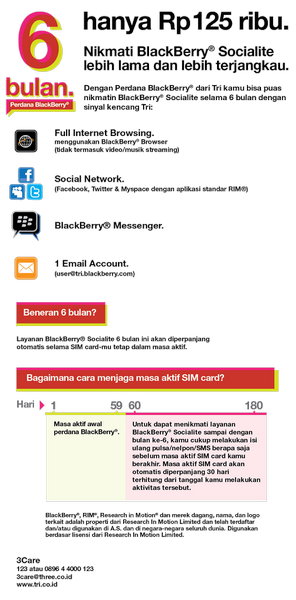 Mybbcurve9300, Paket BlackBerry Full Service 3