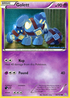 Golett Dragons Exalted Pokemon Card