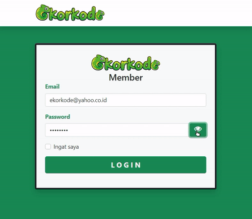 Example Bootstrap 5 Show Hide Password