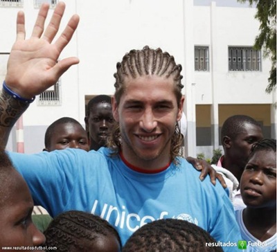 Sergio Ramos con nuevo look