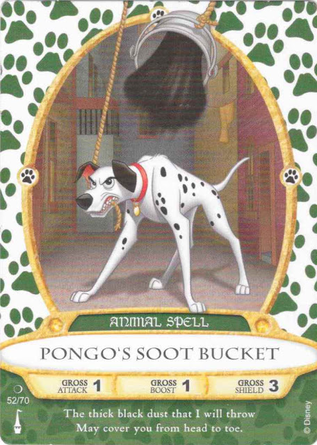 Pongo's Soot Bucket Sorcerer's of the Magic Kingdom Spell Card 52 of 70