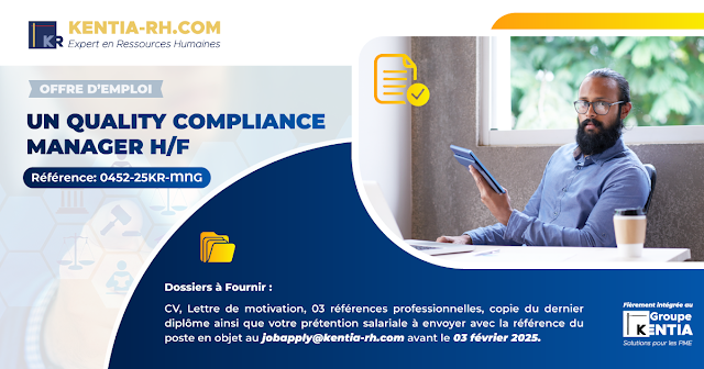 Un quality compliance manager h/f