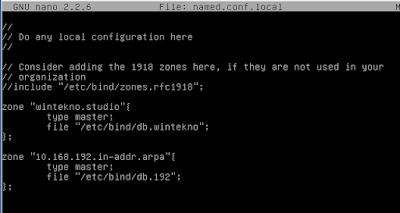konfigurasi file named.conf.local
