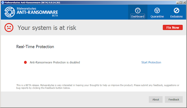 مراجعة لأداة الحماية الجديدة Malwarebytes Anti Ransomware من شركة Malwarebytes