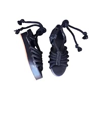 Sandália Flatform Corda