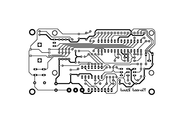 Bottom Layout kontroler ATXPSU adjustable